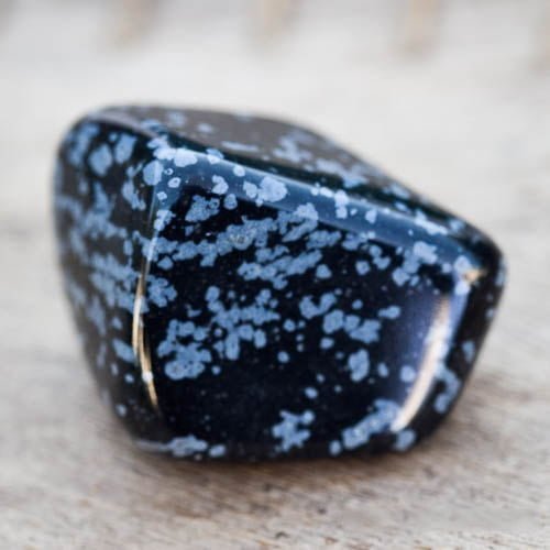 Pedra Obsidiana Floco de Neve