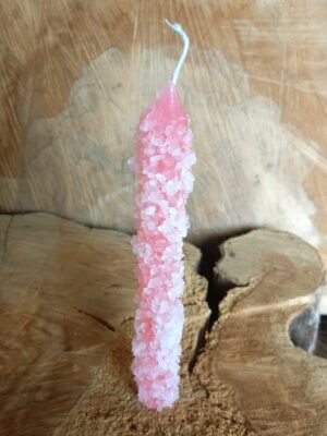 VELA SAL GROSSO - ROSA (AMOR) - SOB ENCOMENDA