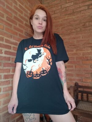 CAMISETA BRUXA "E LÁ VAMOS NÓS" - G