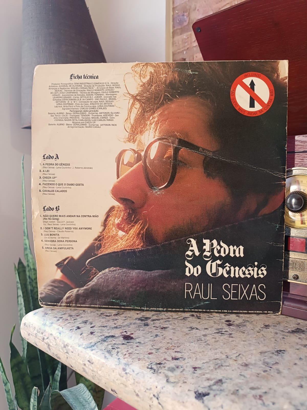 LP VINIL RAUL SEIXAS - A PEDRA DO GÊNESIS (1988) - Imagem 3