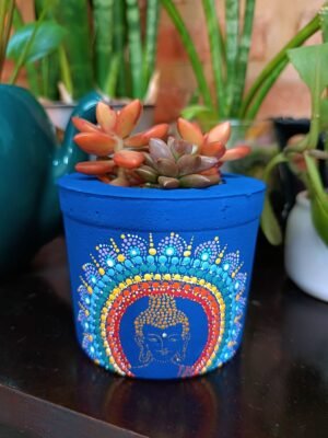 VASO PARA SUCULENTAS - BUDA CHAKRAS