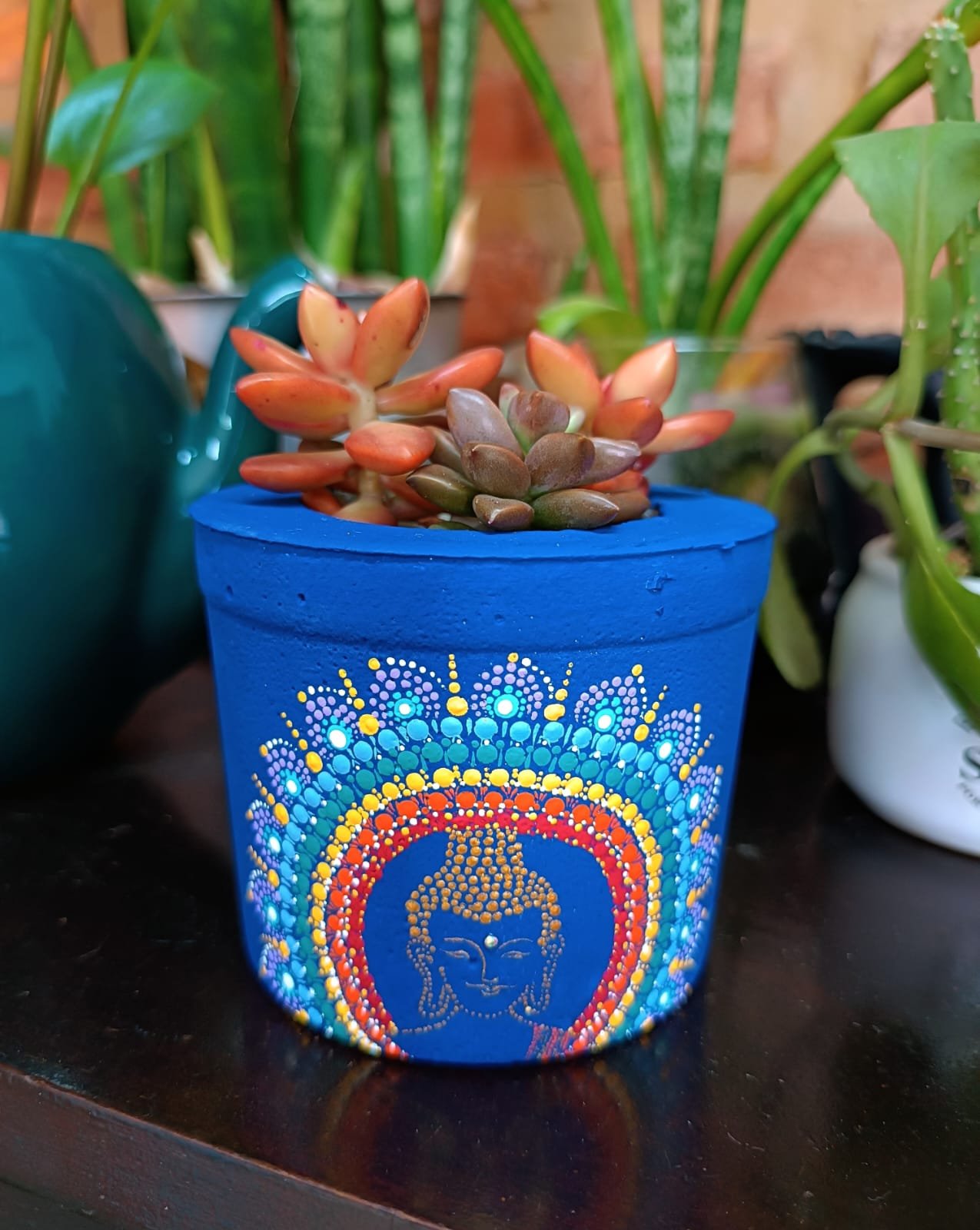 VASO PARA SUCULENTAS - BUDA CHAKRAS